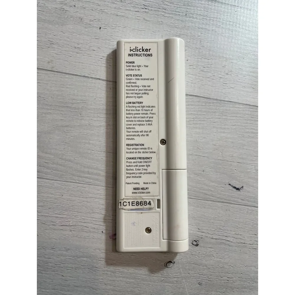 iclicker‎ Classroom Response System Remote